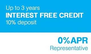 3 Years Interest Free Credit Available