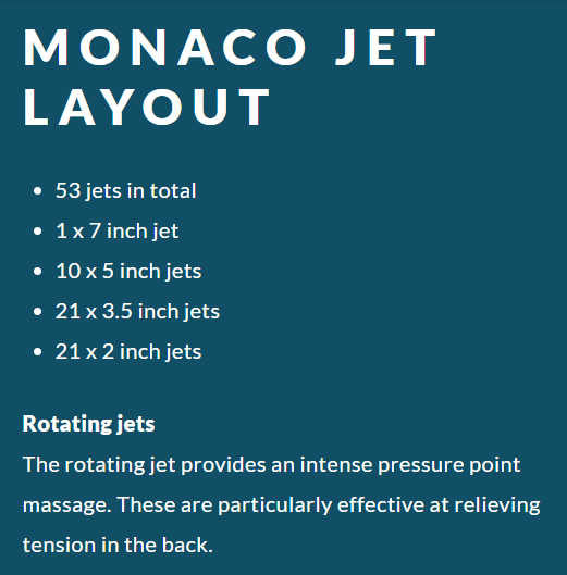 Monaco Jet Layout