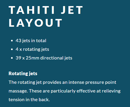 Tahiti Jet Layout